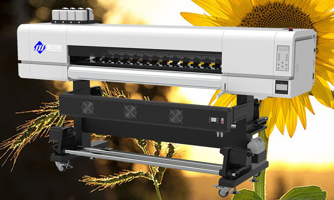 1250MM Máy in thân thiện với môi trường với mực 8 màu Độ dày phương tiện từ 1,5 mm đến 6 mm