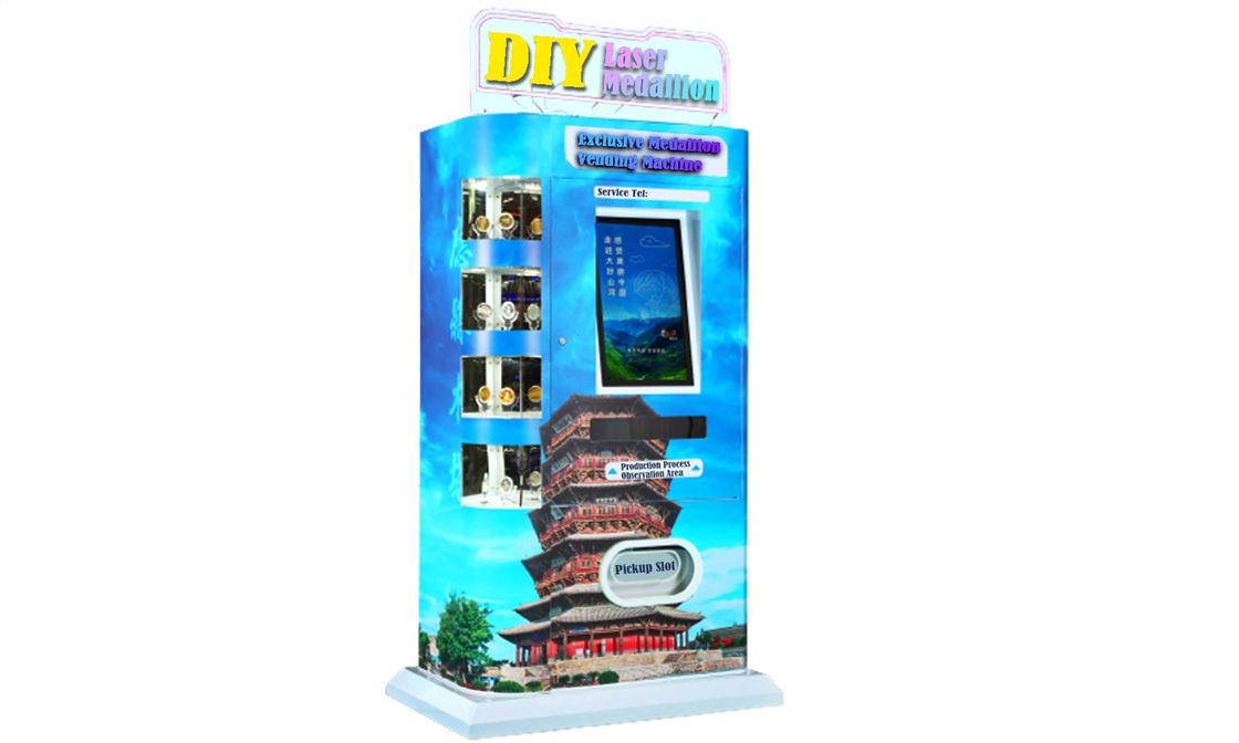 Máy bán hàng tự động 400 dung lượng với điện áp 220V và kết nối 4G / WIFI / dây
