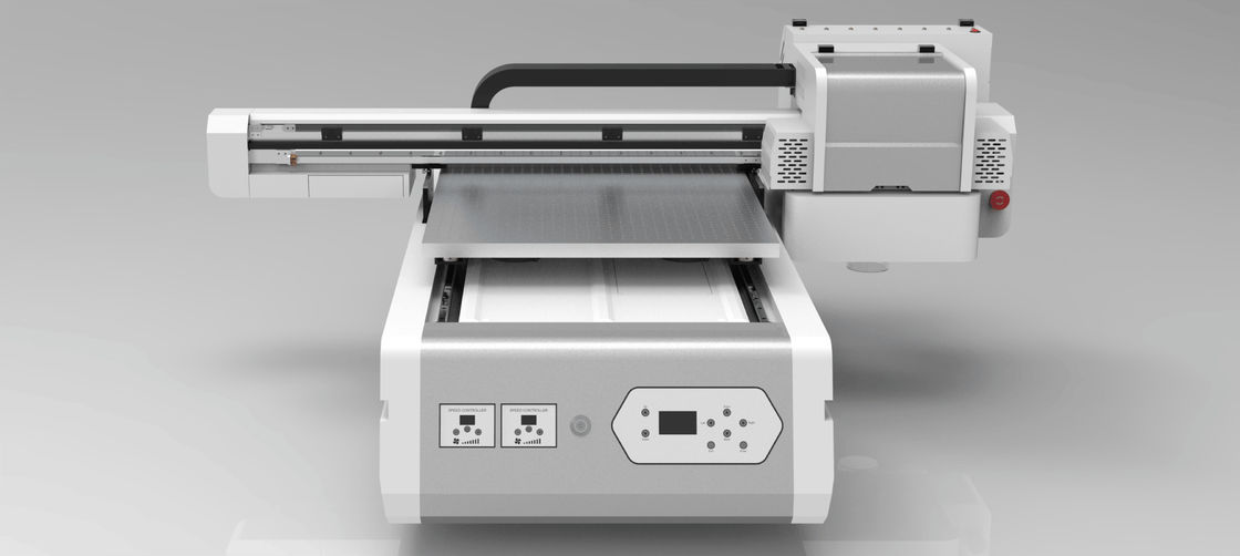 Máy in UV Inkjet Flatbed Printer Khu vực in lên đến 600x900 MM Với đường ray hướng dẫn THK
